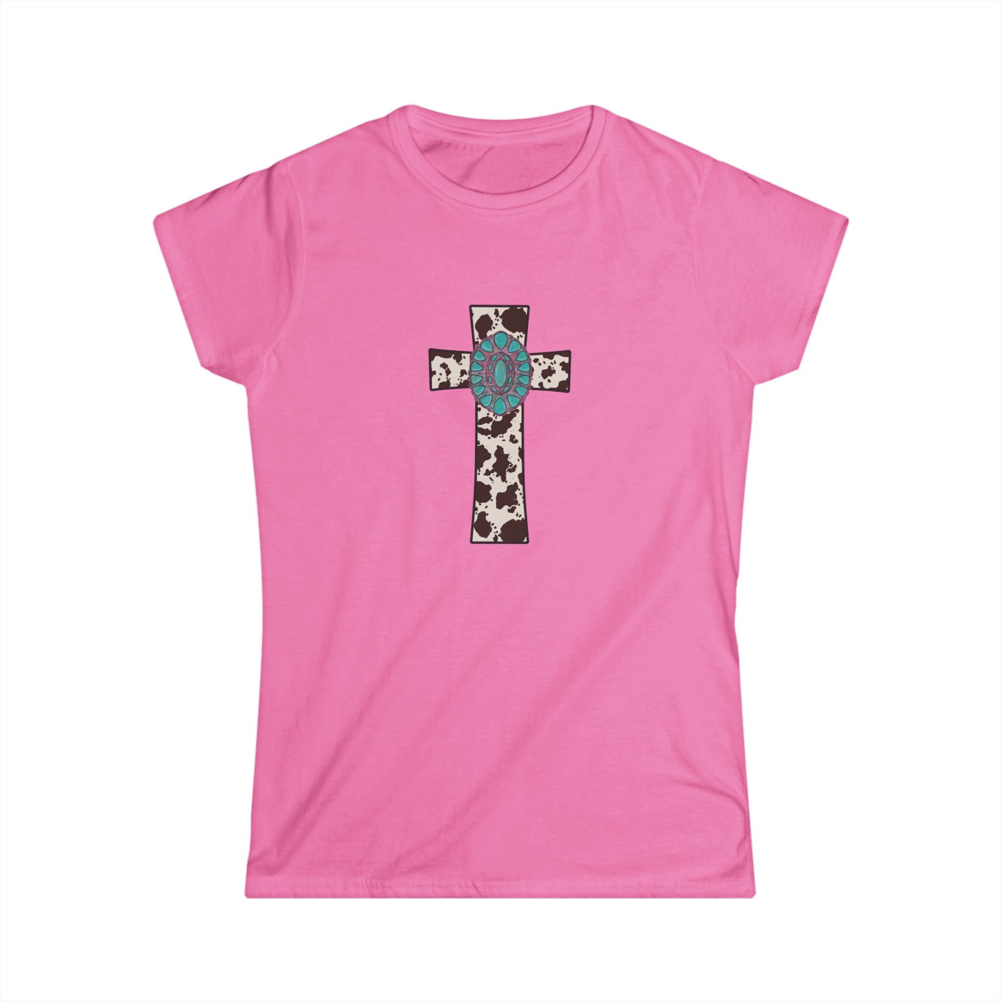 Cowhide Cross Softstyle Tee