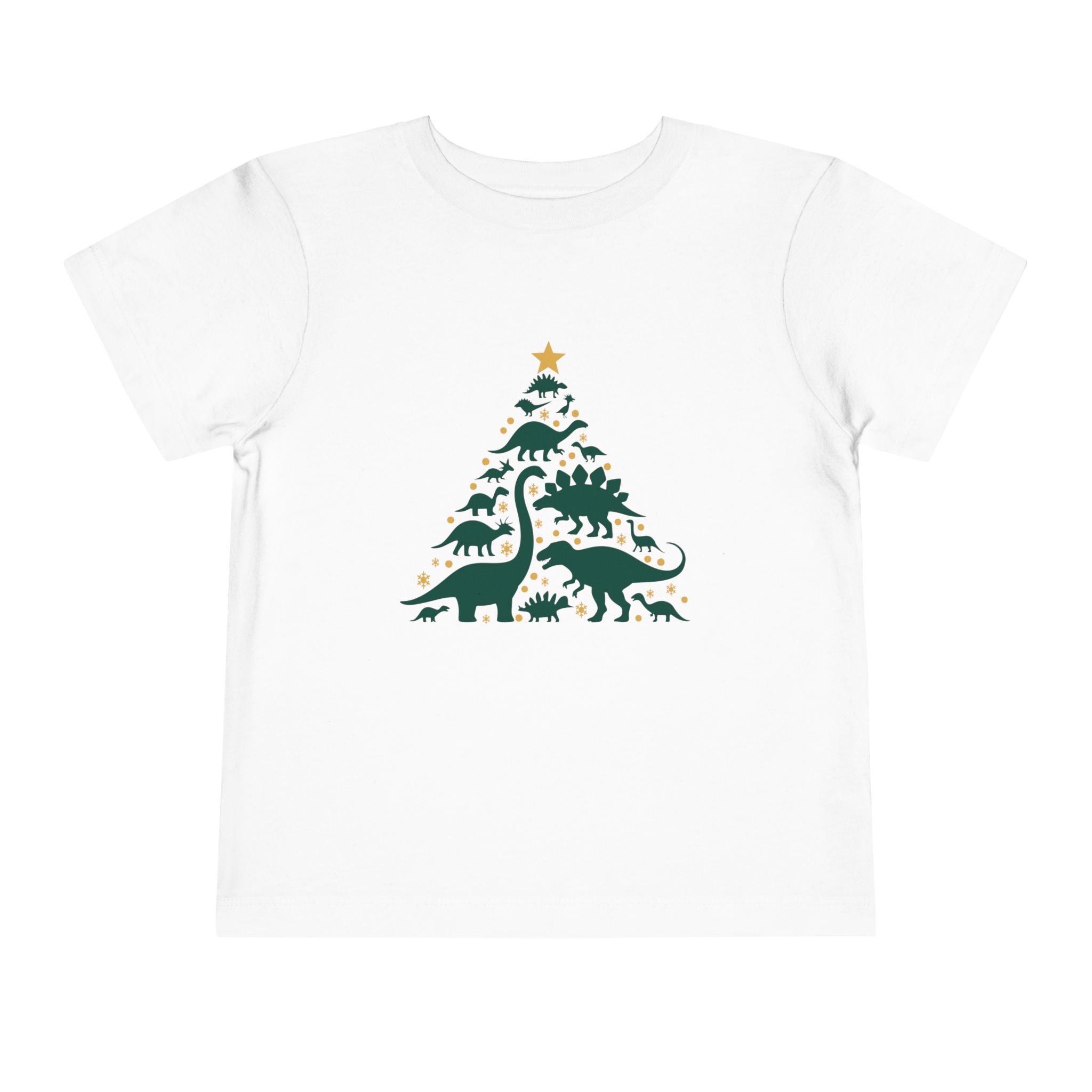 Toddler Dinosaur Christmas Tree Tee