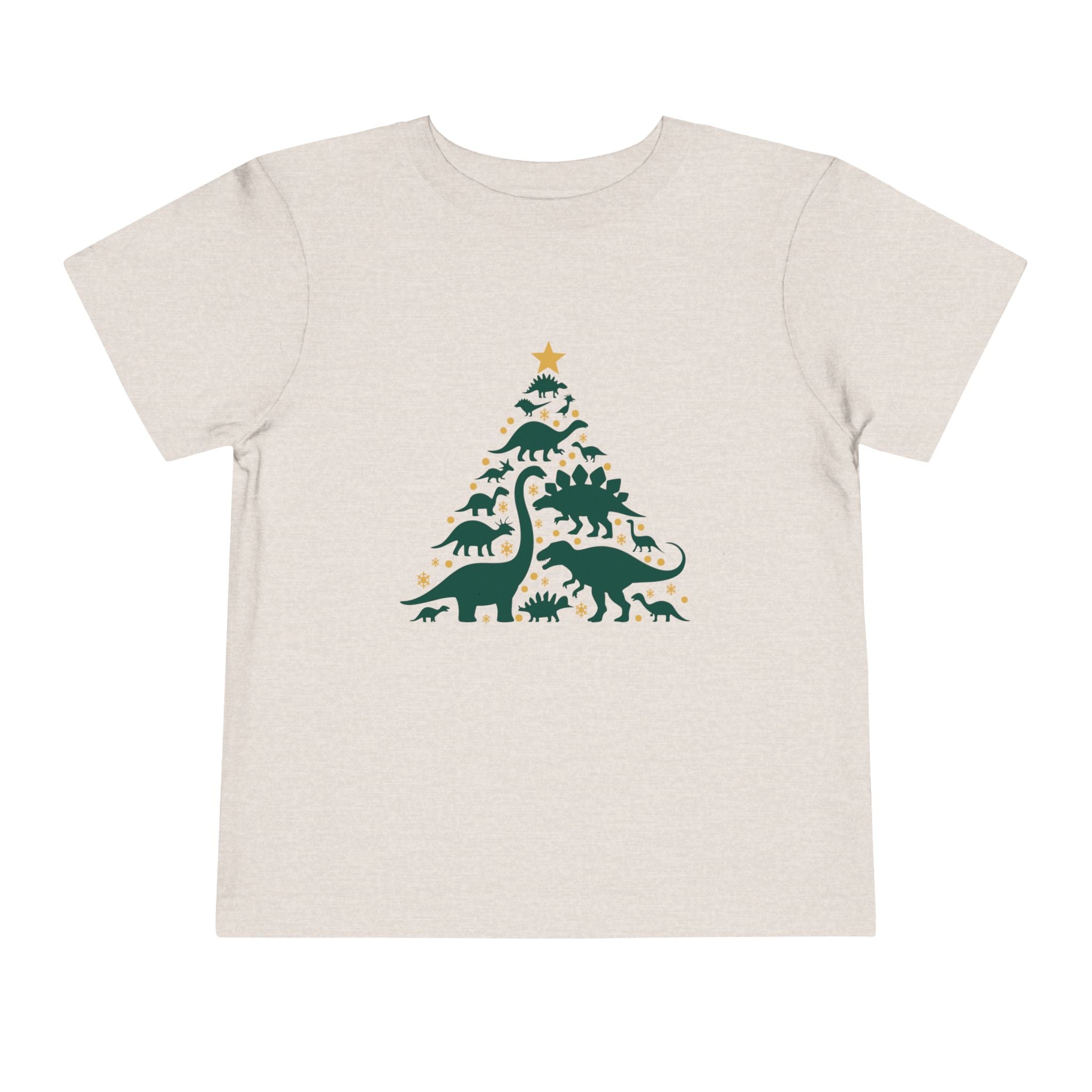 Toddler Dinosaur Christmas Tree Tee