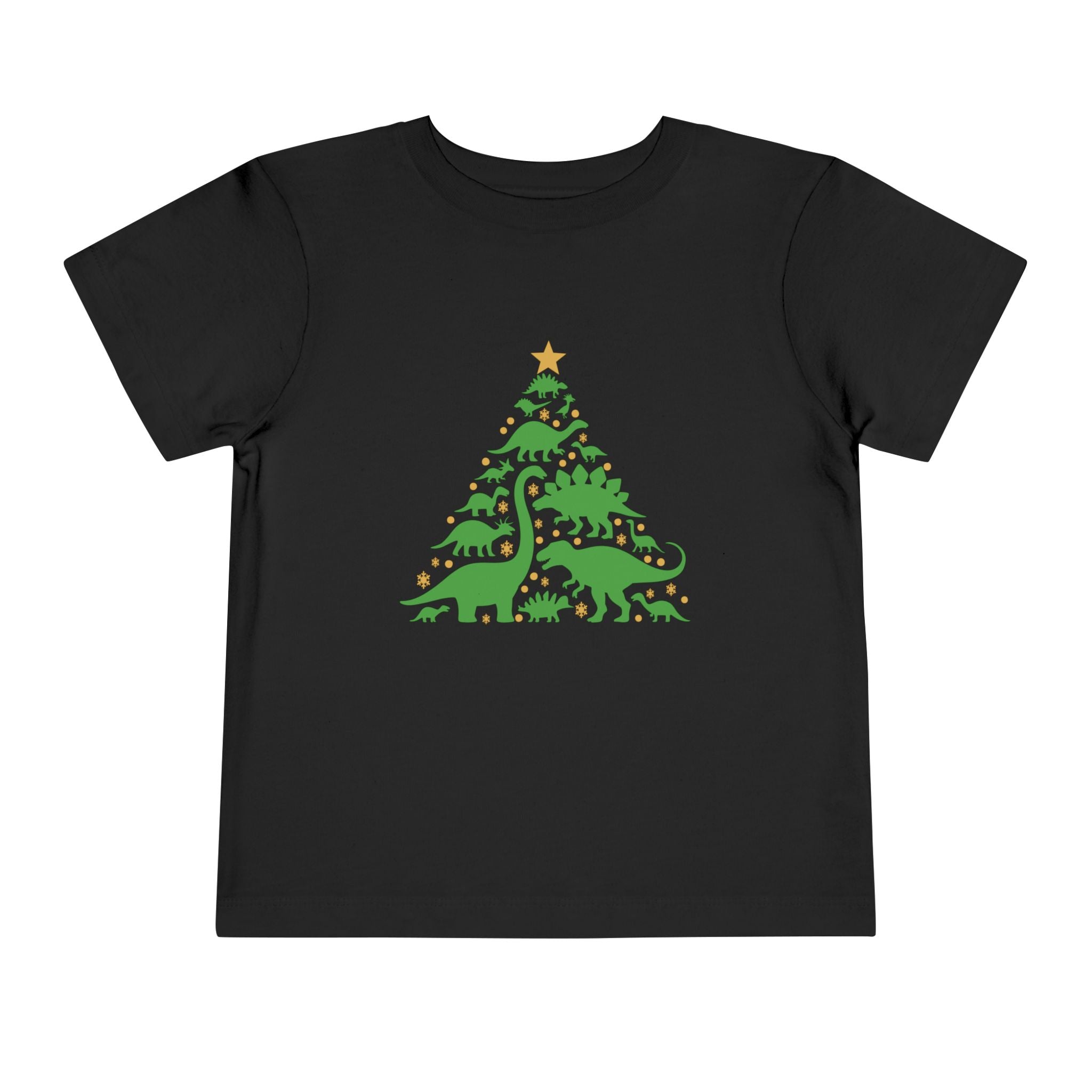 Toddler Dinosaur Christmas Tree Tee