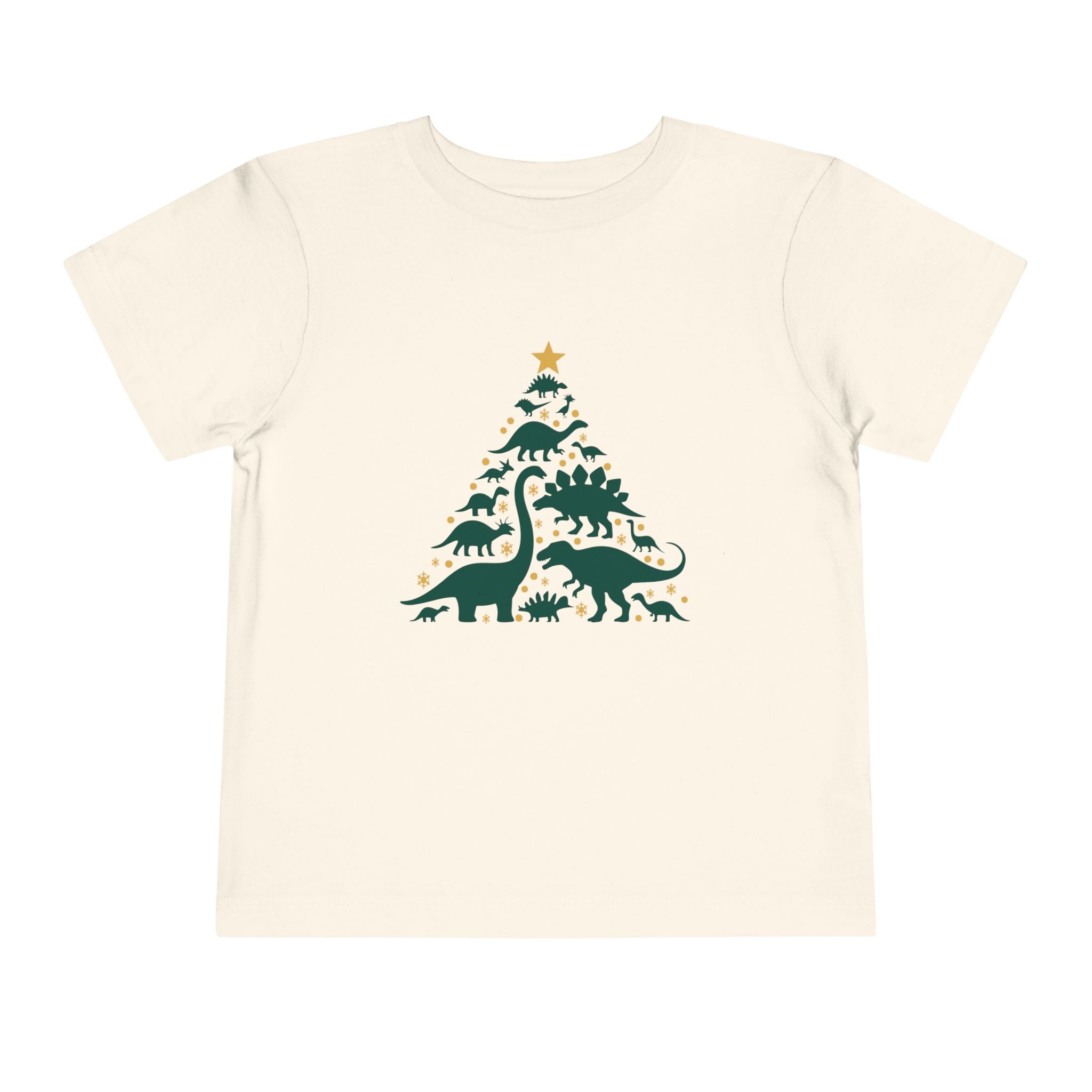 Toddler Dinosaur Christmas Tree Tee