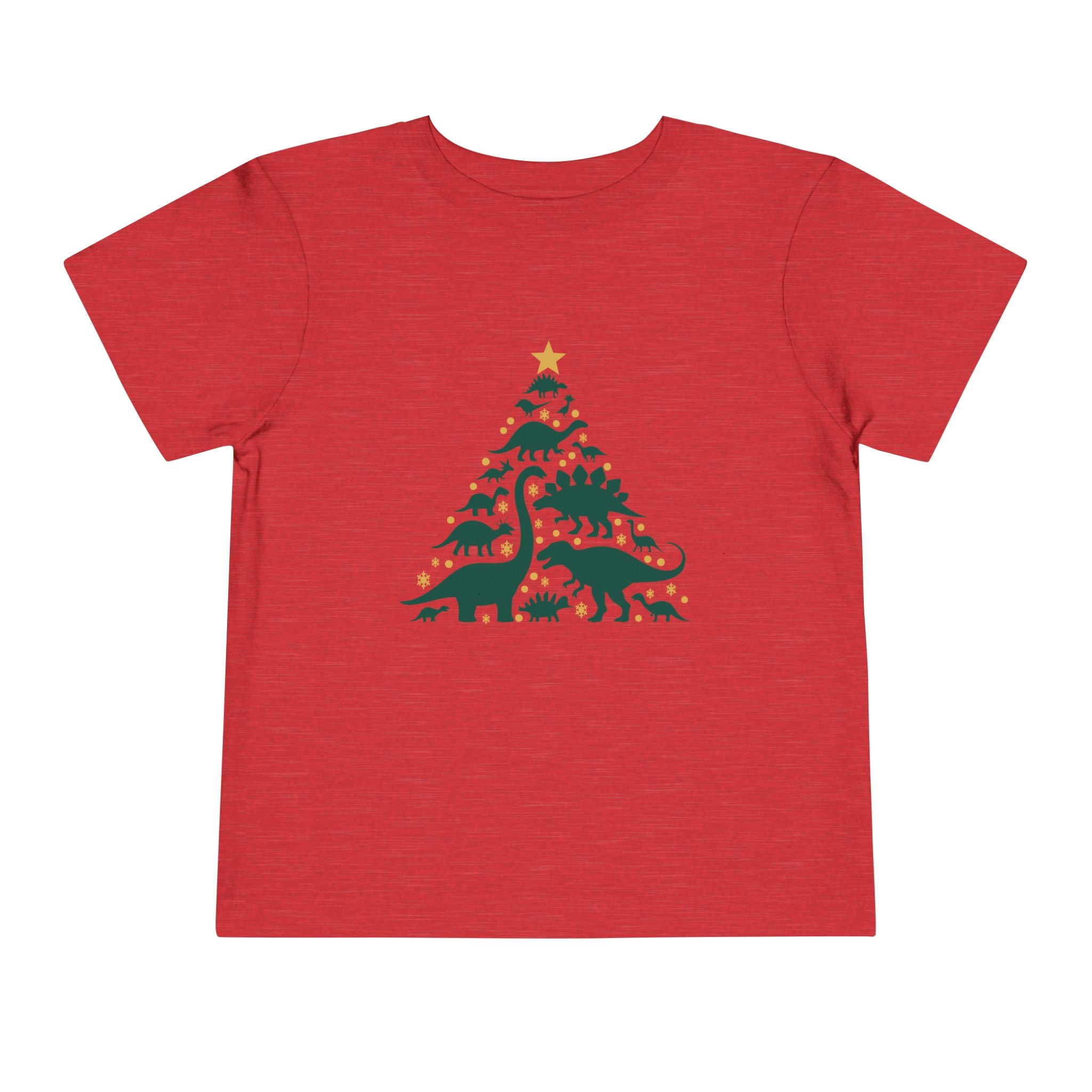 Toddler Dinosaur Christmas Tree Tee