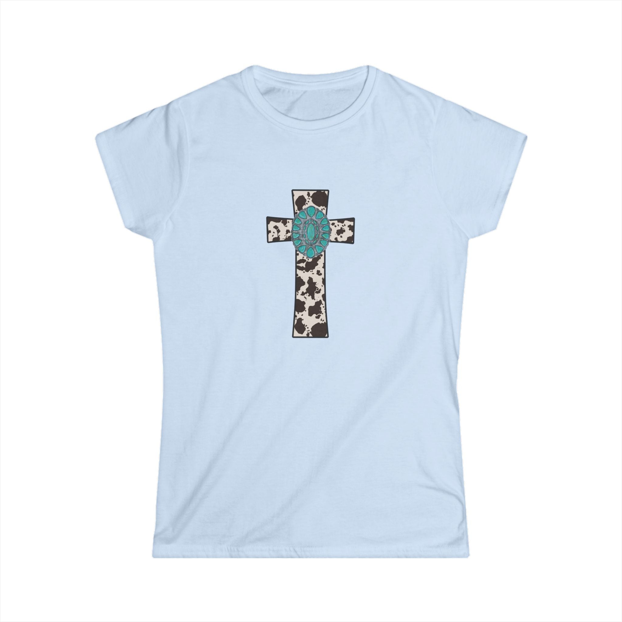 Cowhide Cross Softstyle Tee