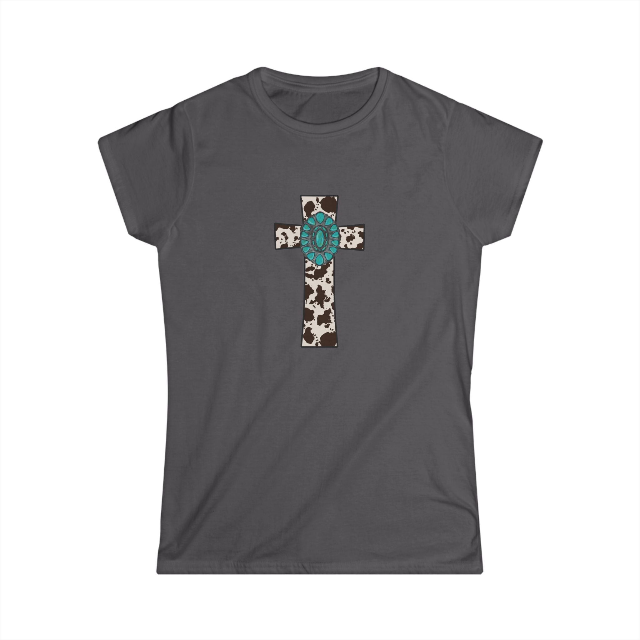 Cowhide Cross Softstyle Tee