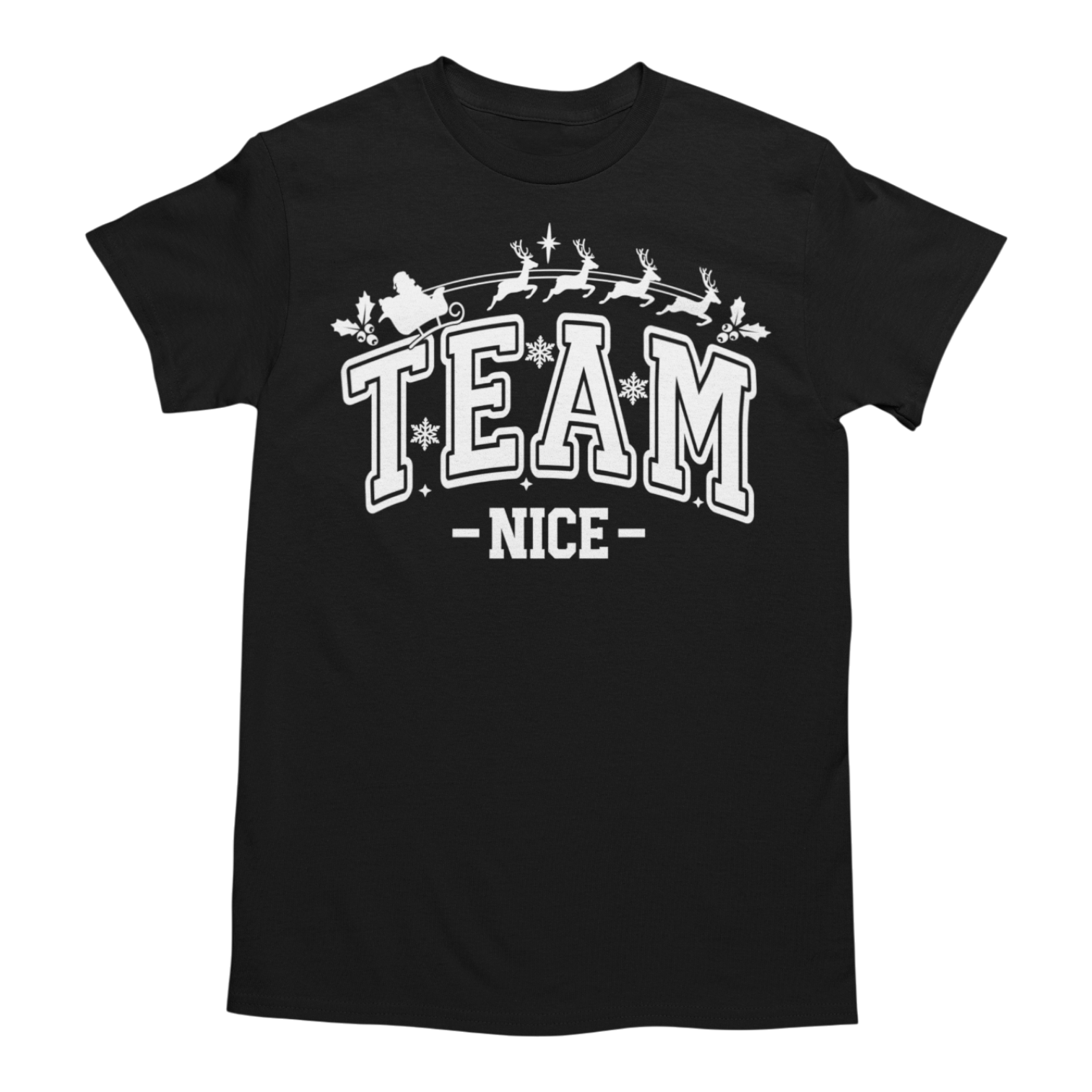 🎅 Team Nice / Team Naughty Christmas T-Shirts