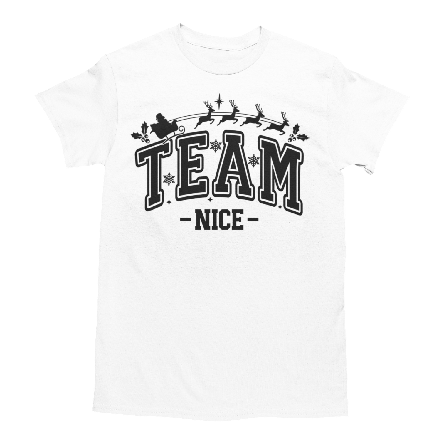 🎅 Team Nice / Team Naughty Christmas T-Shirts